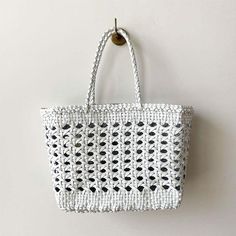 Free U.S. shipping. Style: Hollow out, Vintage , color:White, suite for season：Spring, Summer, Autumn ，Beach, Going out, Travel, Work, Material Genuine Leather, White Woven Leather Tote Bag Hollow-out Basket Handbags White Handwoven Bag For Vacation, White Handwoven Beach Bag, White Woven Leather Bag, White Eco-friendly Woven Bag, Eco-friendly White Woven Bag, Autumn Beach, Woven Leather Tote, Travel Work, Vintage Color