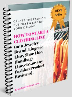 a book with the title how to start a clothing line