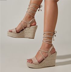 Roman Gladiator Platform Women Wedge Sandals Summer Classic on Luulla Summer Beach Lace-up Wedge Sandals, Adjustable Lace-up Wedge Heel Sandals For Vacation, Beach High Heel Lace-up Synthetic Sandals, Adjustable Wrapped Heel Wedge Sandals, Trendy Lace-up Sandals With Wrapped Heel For Beach, Beach Wedge Sandals With Wrapped Heel And Round Toe, Summer Vacation Lace-up Wedge Heel Sandals, Summer Vacation Wedge Heel Lace-up Sandals, Vacation Wedge Sandals With Wrapped Heel And Round Toe