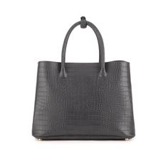 Polish every style choice by carrying this new, stylish, light weighted tote by the round elegant handles Teddy Blake, Gold Interior, The Fair, Luxury Handbags, Embossed Leather, Italian Leather, Luxury Branding, Dark Green, Zipper Pocket