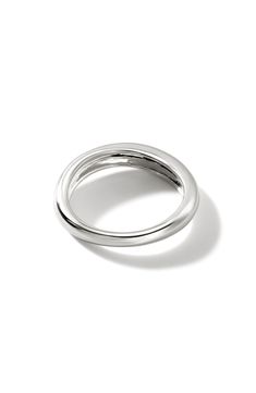 A mirror-shine finish completes this sleek, minimalist ring band cast in timeless sterling silver. Sterling silver Imported Sleek Polished Rings For Everyday, Sleek Everyday Rings With Polished Finish, Luxury Polished Stackable Rings With Round Band, Modern Stackable Rings With Round Band For Formal Occasions, Minimalist Stackable Rings With Polished Edges For Formal Events, Classic Stackable Rings With Polished Finish, Modern Sterling Silver Rings With Polished Finish, Luxury Polished Stackable Rings For Everyday, Modern Stackable Rings With Polished Finish For Formal Events