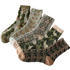 PRICES MAY VARY. 🌷【Material】75% cotton 23% spandex 2% elastic The knit material is warm but light enough to fit in a pair of shoes without being too bulky. You can wear them with dress shoes or casual shoes, and hold up to multiple washing. 🌹【Comfort】 These Cotton Socks are super soft, comfortable, breathable, sweat-absorbent, and deodorant which guarantee to keep your feet fresh and dry. 🌼【Elegant and stylish】 These cotton socks are gorgeous, comfortable, not itchy, not too tight around the Beige Cotton Socks For Winter, Trendy Beige Cotton Socks, Stretch Cotton Socks In Beige, Comfortable Cotton Socks For Fall, Beige Cotton Socks For Summer, Stretch Beige Cotton Socks, Beige Stretch Cotton Socks, Comfortable Cotton Socks For Spring, Green Cotton Winter Socks