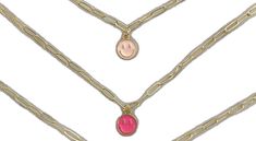 Trendy Pink Chain Link Necklace, Pink Paperclip Chain Necklace, Trendy Gold-tone Link Necklace, Trendy Link Chain Necklace Gift, Trendy Everyday Charm Necklaces, Trendy Paperclip Chain Jewelry, Trendy Pink Necklace With Chunky Chain, Trendy Gold Plated Paperclip Chain Necklace, Casual Gold Necklace For Everyday Wear