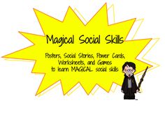 If Only I Had Super Powers...Harry Potter-Think About Others (with Poster, Social Story, Power Card, Worksheet, Fill in the blank and card game activity with 28 cards)  Pinned by SOS Inc. Resources http://pinterest.com/sostherapy. Social Skills Groups, Behavior Interventions, Social Story, Therapeutic Activities, Counseling Activities