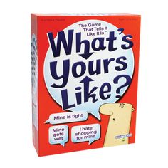 what's yours like? board game with instructions on the front and back cover