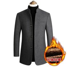 Mens Stand collar Wool Blend Jacket Blazer Single Breasted Business Lined Winter Item description Brand Unbranded Department Men Outer Shell Material Wool blend Size 3XL Size Type Regular Style Overcoat Type Jacket Chest Size 36-38 in Collar Style Stand-Up Country/Region of Manufacture China Handmade No MPN Does not apply Season Winter Year Manufactured 2010-2019 Accents Button Closure Button Features Lined Insulation Material Polyester Lining Material Polyester Occasion Business/Casual Pattern Wool Winter Jacket, Business Casual Fall, Mens Wool Coats, Wool Winter Coat, Mens Winter Coat, Wool Clothing, Wool Blend Jacket, Outerwear Outfit, Woolen Coat