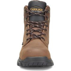 Carolina Men's Gruntz 6" Steel Toe Waterproof Slip Resistant Work Boot -Dark Brown- CA3593 On Sale Now! This Item Ships FREE! With a Tramper Potting Soil leather upper and steel safety toe, it offers style and protection. Featuring a waterproof SCUBALINER™ and mesh lining for comfort. Electrical hazard rated with a steel shank for support. Built with cement construction and a heavy-duty oil and slip-resisting rubber outsole. Built tough for demanding work environments. Steel Safety Toe Cap Waterproof SCUBALINER™ Mesh Lining Electrical Hazard Rated Steel Shank Cement Construction Heavy Duty Oil & Slip Resisting Rubber Outsole Tramper Potting Soil Leather Upper Removable Dual-Density EVA Footbed EVA+MEM Insert - A removable EVA footbed insert covered in Memory Foam with an improved heel cup Impact Resistant Gore-tex Brown Boots, Brown Gore-tex Work Boots With Steel Toe, Brown Gore-tex Work Boots For Safety, Rugged Brown Waterproof Boots For Safety, Brown Gore-tex Work Boots Impact Resistant, Brown Slip-resistant Gore-tex Work Boots, Slip-resistant Gore-tex Work Boots In Brown, Brown Waterproof Boots For Safety, Casual Brown Impact-resistant Boots