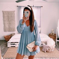 Trendy Outfits 2020, Girly Style Outfits, Sleeves Dress, White Dresses, Beauty And Fashion, Girly Fashion, Fashion Mode