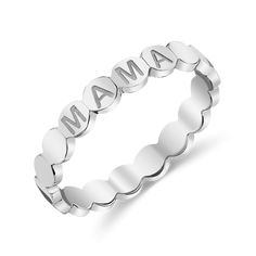 Tell us what to engrave under "Special Instructions" at checkout. Max 12 characters. The 14k engravable bubble eternity ring is dainty, stackable and expressive. Wear your name, your title, your kids' name or something else uniquely special to you! Sustainable 100% Recycled Gold Made in Los Angeles Mother's Day 14k Gold Stackable Rings, Custom Name Adjustable Stackable Rings, Adjustable Stackable Rings With Custom Name, Personalized Dainty White Gold Stackable Rings, Dainty Personalized White Gold Stackable Rings, Sterling Silver Stackable Rings With Custom Name, Mother's Day Personalized Stackable Jewelry, Personalized White Gold Stackable Rings, Personalized Stackable White Gold Rings