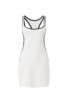 Ivory Paloma Racerback Dress — Girlfriend Collective Workout Dress, Paloma Dress, Ultimate Workout, Girlfriend Collective, Racerback Dress, Outfit Goals, Wash Bags, Paloma, Athletic Tank Tops