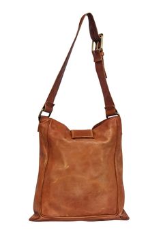 The Chloe shoulder bag is the perfect accessory for any boho fashionista. Its tan leather construction and brass stud trim add a touch of edginess to any outfit. Pair it with a flowy floral dress and tall leather boots for a playful and stylish look. 100% Leather Fabric lining Two front exterior pockets One interior zipper pocket Lock top closure Top zipper closure Adjustable strap Date code: SA 151-01-06-54 Blemishes on leather and corners Height 11" Width 12" Depth 4.25" Strap drop 12" Brown Saddle Shoulder Bag With Metal Hardware, Brown Saddle Bag With Metal Hardware For Everyday Use, Chic Brown Saddle Bag With Brass Hardware, Brown Saddle Bag With Metal Hardware For Travel, Rectangular Bucket Bag With Brass Hardware, Cognac Satchel Shoulder Bag With Brass Hardware, Dark Tan Rectangular Shoulder Bag With Adjustable Strap, Rectangular Dark Tan Shoulder Bag With Adjustable Strap, Brown Leather Hobo Bag With Metal Hardware