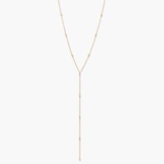 Brielle Vermeil Lariat Timeless Necklace, Gold Lariat Necklace, Modern Jewellery Design, Classy Jewelry, Lariat Necklace, Dream Jewelry, Drop Necklace, Cz Stone, Modern Jewelry