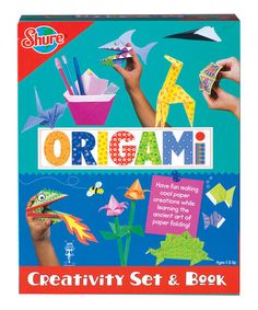 an origami creativity set and book