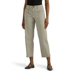 The Lee Womens Heritage Slim Straight Carpenter Crop Pants put the fun in functional, with a design thats all about the details. With multiple pockets, carpenter assets, and a soft cotton blend with hint of stretch, these will easily become a staple. Pair with your favorite top and get ready to take on the day Size: 2.  Color: Beige.  Gender: female.  Age Group: adult. Mid-rise Cotton Bottoms With Multiple Pockets, Cotton Bottoms With Multiple Pockets For Work, Cotton Workwear Bottoms With Multiple Pockets, Cotton Work Bottoms With Multiple Pockets, Utility Cotton Work Pants With Pockets, Mid-rise Cotton Pants With Multiple Pockets, Cotton Utility Work Pants With Side Pockets, Mid-rise Cotton Utility Cargo Pants, Mid-rise Cotton Cargo Pants With Hip Pockets