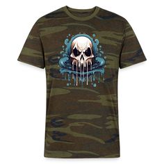 Alternative Unisex Eco-Jersey Camo T-Shirt | Brand: Alternative Apparel | Material: 50% polyester (6.25% recycled) / 38% cotton (6.25% organic) / 12% Rayon Mexico Tattoo, Alternative Apparel, Urban Aesthetic, Alternative Outfits, T Shirt Brand, Green Camo, Camo Print, Halloween Cat, Shirt Brand