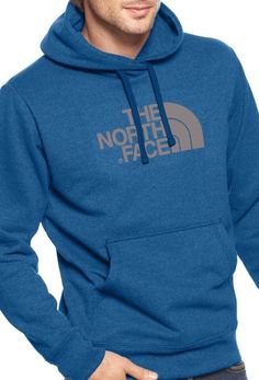 The North Face Men’s Half Dome Pullover Hoodie Designed with athletic inspired ribbing at the cuffs and hem, The North Face Half Dome Hoodie is a classic pullover for playing, working or relaxing in cooler weather that combines the comfort of cotton with a touch of polyester for increased durability and a better fit. Contrasting The North Face color logo is screen-printed on the chest. Size: Men’s XL Color: Snorkel Blue/Graphite (Logo) The North Face Style Number: AAZZACA-XL Features § Fabric: 80% Cotton/20% Polyester Blend. § Soft and Comfortable Easy Care. § Hood with Drawstring Closure. § The North Face Screen Printed Logo on Chest for Signature Style. § Kangaroo Pocket. § 1x1 Ribbing at Cuffs and Hem. § Relaxed Fit. § The North Face Red Woven Label at Left Rear. § Care: Machine wash. H Blue Winter Hoodie With Logo, Blue Winter Hoodie With Logo Detail, Blue Logo Winter Hoodie, Outdoor Sweatshirt With Drawstring Hood, The North Face Winter Sweatshirt With Ribbed Cuffs, Sports Season Hoodie With Ribbed Cuffs For Outdoor Activities, The North Face Crew Neck Sweatshirt For Outdoor, The North Face Sporty Sweatshirt With Ribbed Cuffs, The North Face Sporty Outdoor Sweatshirt