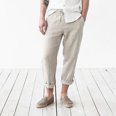 Men's Linen Pants Trousers Summer Pants Beach Pants Drawstring Elastic Waist Straight Leg Plain Comfort Breathable Casual Daily Holiday Linen / Cotton Blend Streetwear Designer Blue Green Comfortable Summer Ankle-length Pants, Leisure Straight Pants For Summer, Leisure Straight Summer Bottoms, Casual Summer Beach Cargo Pants, Summer Leisure Straight Pants, Summer Harem Pants For Leisure With Relaxed Fit, Summer Leisure Harem Pants Relaxed Fit, Summer Harem Pants With Relaxed Fit For Leisure, Summer Leisure Harem Pants With Relaxed Fit