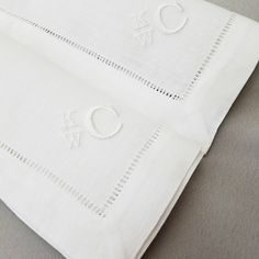 These exquisitely made mans custom monogrammed handkerchiefs are the perfect Christmas gift for boyfriend, dad, husband, grandpa and all the special men in your life. Created with a premium cotton detailed with a handmade hemstitch border detail for a touch of elegance.You will receive a SET OF THREE!Handkerchief / Pocketsquare Details:* Premium 100% cotton, white* One inch handmade hemstitch border* Measures 15 x 15 inches square* Monogram only - 1, 2 or 3 initial* All personalized embroidery i Classic Handkerchiefs With Initials For Wedding Gift, Classic Monogram Handkerchiefs For Wedding Gift, Classic Rectangular Handkerchiefs For Gifts, Classic Rectangular Handkerchiefs As Gifts, Classic Handkerchiefs For Father's Day Gift, Classic Customizable Handkerchiefs For Gift, Classic Personalized Handkerchiefs For Anniversary, Classic Personalized Handkerchiefs As Gift, Classic Personalized Handkerchiefs For Gifts