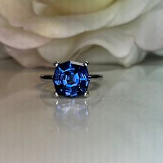 🐣. Offer Xtras! Octagon Blue Sapphire Engagement Ring 14K Whit Gold Ladies Blue Sapphire Engagement Ring Unique Blue Sapphire Wedding Anniversary Ring 7292 for $525.00 #AnniversaryRing #EngagementRings #EngagementRing #BlueSapphires #BlueSapphire #OctagonShaped #UniqueRing #LadiesBlueSapphire #WeddingRing #14kWhitGold Blue Topaz Ring In 14k White Gold, Sapphire Diamond Cut Promise Ring Jewelry, Blue Sapphire Ring In Emerald Cut Sterling Silver, Blue Emerald-cut Sapphire Ring In Sterling Silver, Blue Sapphire Emerald Cut Jewelry, Emerald Cut Sapphire Blue Jewelry, Blue Emerald Cut Sapphire Jewelry, Emerald Cut Blue Sapphire Jewelry, Blue Sapphire Emerald Cut Promise Ring