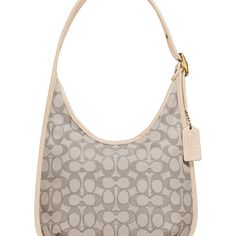 Coach Ergo Shoulder Bag The Coach Originals From The Ergo Collection. Trimmed In Rich Leather, This Refined Bag Features The Signature Jacquard Logo Print In A Structured Hobo Silhouette. Brand New With Tags In Packaging. Dust Bag Included Color: B4 / Stone Ivory Retails $395 Signature Jacquard Coated Canvas With Leather Trim One Credit Card Slot Inside Zip Pocket Zip-Top Closure, Fabric Lining Adjustable Strap With 10 1/2" Drop 9 3/4" (L) X 11 1/2" (H) X 2" (W) Ships Fast Same Day Shipping. Fro Luxury Cream Hobo Bag With Handle Drop, Coach Cream Hobo Shoulder Bag, Beige Shoulder Bag With Handle Drop In Coated Canvas, Chic Cream Coach Hobo Bag, Cream Monogram Canvas Tote Shoulder Bag, Chic Beige Monogram Canvas Bag, Evening Beige Coated Canvas Shoulder Bag, Coach Cream Shoulder Bag With Handle Drop, Coach Beige Shoulder Bag With Dust Bag