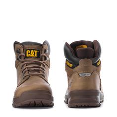 Lightweight, sturdy and comfortable work boots to get you through the day. The CAT Footwear Mobilize Alloy Toe men's work boots feature an alloy safety toe that protects against impact and compression, offering the strength of a steel toe in a lightweight and more compact format. Plus, you'll get more out of your day with the comfortable, anti-odor sockliner. With EH Protection and a slip-resistant outsole, you can keep safe in various working conditions. Alloy Safety Toe Rated ASTM F2413-18 I/7 Durable Waterproof Snip Toe Boots For Safety, Rugged Impact Resistant Safety Boots, Rugged Work Boots With Reinforced Toe For Safety, Rugged Safety Work Boots With Reinforced Toe, Rugged Waterproof Steel Toe Boots For Safety, Rugged Steel Toe Waterproof Boots For Safety, Rugged Waterproof Boots With Steel Toe For Safety, Slip-resistant High-top Safety Boots, Rugged Impact-resistant Work Boots For Outdoor