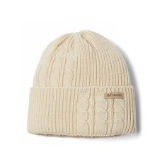 Stay warm and stylish with this women's Columbia Agate Pass cable knit beanie. Stay warm and stylish with this women's Columbia Agate Pass cable knit beanie. Cable knit designCONSTRUCTION & CARE Shell: acrylic Lining: polyester microfleece Machine wash ImportedFIT & SIZING One size fits most Color: White. Gender: female. Age Group: adult. Warm Solid Color Crochet Hat, Knitted Beanie One Size Fits Most, Winter Knit Crochet Hat, Casual Cable Knit Beanie For Outdoor, Casual Outdoor Cable Knit Beanie, Winter Outdoor Cable Knit Beanie, Cold Weather Cable Knit Hat, Winter Cable Knit Beanie For Outdoor, Cable Knit Beanie For Outdoor Winter Use