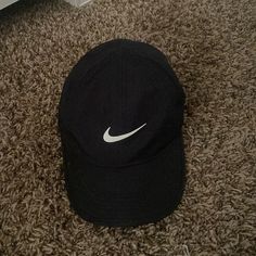 In Brand New Condition! No Stains Or Tears! Nike Black Curved Brim Baseball Cap, Nike Black Visor Baseball Cap, Black Nike Casual Hat, Casual Black Nike Hat, Nike Black Hats For Outdoor, Nike Black Baseball Cap For Outdoor, Black Nike Baseball Cap For Sports, Black Nike Baseball Cap, Nike Sporty Black Baseball Cap