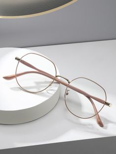 Metal Rim Glasses Women, Metal Specs Frames, Wire Glasses Frames, Specs For Women, Specs Frames Women, Feminine Glasses, Metal Glasses Frames