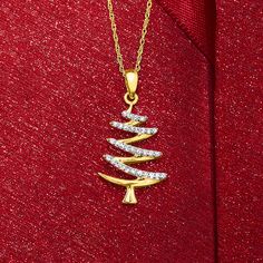 Ross-Simons - .10ct t. w. Diamond Tree Pendant Necklace in 14kt Yellow Gold. 20". Showcase your holiday spirit with a minimalist style that's chic and unique! Our Christmas tree pendant necklace zigs and zags with .10 ct. t. w. diamond rounds in rich 14kt yellow gold. Suspends from a rope chain. Springring clasp, diamond Christmas tree pendant necklace. Diamond birthstones are the perfect gift for April birthdays. Diamond Christmas, Pendant Necklace Diamond, April Birthday, Diamond Birthstone, Fine Jewelery, Necklace Diamond, Tree Pendant, Rope Chain, Minimalist Style