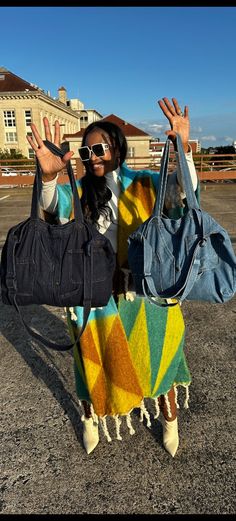 Our denim oversized large tote purse is the perfect year round denim go-to purse to accentuate any outfit! Bag features a large oversized body with tote straps that can be carried by hand or on the shoulder. Multiple straps allow you to wear the purse with hanging straps or on the shoulder Available in dark and light denim Trendy Hobo Bag With Pockets For On-the-go, Denim Hobo Tote Bag For Everyday Use, Everyday Denim Hobo Tote Bag, Denim Hobo Bag Tote For Everyday, Denim Blue Tote Shoulder Bag For On-the-go, On-the-go Denim Bags With Double Handle, Denim Blue Travel Shoulder Bag, On-the-go Denim Blue Denim Shoulder Bag, On-the-go Denim Blue Shoulder Bag