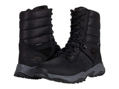 The North Face Thermoball Boot Zip-Up - Men's Shoes : TNF Black/Zinc Grey : Take on the winter snow in these North Face Thermoball Boot Zip-Up. Features pull-on entry with laced and zippered closure. Rounded toe style. Crafted in Vietnam. Imported. Leather and textile upper. Textile lining and insole. Synthetic outsole. Measurements: Heel Height: 1 1 2 in Weight: 1 lb 2 oz Circumference: 12 1 2 in Shaft: 7 1 2 in Product measurements were taken using size 8, width D - Medium. Please note that me Armor Shirt, Autumn Shoes Women, Winter Gear, Military Gear, North Face Mens, Zip Up, Boots Men, Hiking Boots, Combat Boots