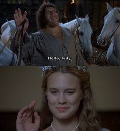 the princess bride and her white horses in shakespeare's play, helio lady