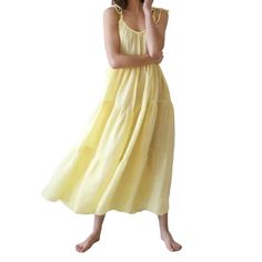 Mille Resort Sunshine Yellow Linen Sundress, Midi Length, Self Fabric Tie, A06, $87, Nwt A06 New With Tags This Item May Be A Store Return, A Store Display, Or Last Chance Items. They Often Come With No Tags Or Only A Sept Store Tag. Some May Show Signs Of Wear, Deodorant Spots, Light Spots Etc. We Do Our Best To Photograph Any Flaws- Review Photos Carefully. Maxi Length Linen Dress For Spring Vacation, Yellow Breezy Vacation Dress, Breezy Yellow Dress For Vacation, Yellow Breezy Dress For Vacation, Casual Yellow Linen Beach Dress, Yellow Casual Linen Dress For Summer, Casual Yellow Linen Summer Dress, Casual Yellow Linen Dress For Summer, Spring Vacation Sundress In Linen