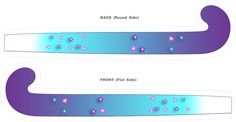 the back and front sides of a pair of skis