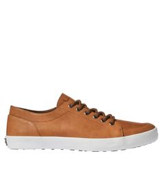 These casual leather shoes provide a broken-in feel from the start, with a supportive footbed and durable outsole for comfort anywhere life takes you. Order regular shoe size. Half sizes order up to next whole size. Soft, full-grain leather upper for a broken-in feel. Leather sustainably-sourced from certified Leather Working Group Gold-rated tannery. Lace-up design allows for customizable fit. True Comfort footbed provides great rebound, comfort and stability. VertiGrip outsole gives excellent Rugged Sneakers With Leather Footbed For Walking, Leather Golf Shoes With White Rubber Sole, Leather Golf Shoes With Rubber Sole, Leather Low-top Golf Shoes With Cushioned Footbed, Rugged Leather Sneakers For Walking, Casual Walking Shoes With Leather Sole And Swift Leather, White Sole Rubber Sneakers For Everyday Use, Synthetic Sneakers With Leather Footbed For Walking, Sneakers With White Rubber Sole For Everyday Use