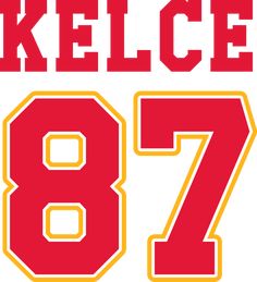 Kelce 87 n -- Choose from our vast selection of Crewneck and V-Neck T-Shirts to match with your favorite design to make the perfect graphic T-Shirt. Pick your favorite: Classic, Boxy, Tri-Blend, V-Neck, or Premium. Customize your color! For men and women. Kansas City Chiefs, American Football, Kansas City, V Neck T Shirt, Graphic T Shirt, Graphic Tshirt, Tshirt Designs, The Selection, Crew Neck