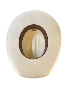 We have really stepped up our game. You asked for more high quality straw hats and we made it happen. This creamy white Shantung cowboy hat is just gorgeous. Its painted surface is lacquered four times with a specially formulated material making the hat water resistant and uv protective. Formed from our Yellowstone mold, a cattleman crown, the Open Range is produced from hand-selected, Premium 5bu Shantung straw with a traditional 4 inch brim and 4 1/2 inch crown. It's not that different from th White Rigid Hat For Ranch, White Toquilla Straw Hat For Ranch, White Brimmed Straw Hat For Ranch, White Flat Crown Toquilla Straw Hat, White Flat Bill Straw Hat For Rodeo, Open Range, Yellowstone Series, Straw Hat, Cowboy Hats