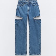 Five Pocket Jeans With A Mid Waist. Washed Effect. Straight Leg Pants With Side Cut Outs And Jewel Strip Appliqus. Front Zip And Metal Button Closure. Cross Denim Jeans, Jewel Jeans, Cutout Jeans, Coated Denim Jeans, Cut Out Jeans, Cuffed Denim Jeans, Polka Dot Jeans, Tie Dye Jeans, Jeans High Waisted