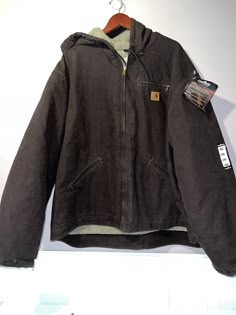 Up for auction is a great Carhartt Jacket..... Good Luck Bidding ! Size : 4XL pit to pit : 35” length: 29” Condition : new with tags Please bid with confidence , I STRIVE FOR 5 STAR SERVICE. Any questions , problems ect. Please don't hesitate to ask. Buy multiple items , SAVE ON SHIPPING !!!!! I will not be held responsible for shipping delays due to the length of an item clearing customs. It varies from country to country. When you receive your item & if the item or transaction didn't live up t Sherpa Lined Jacket, Carhartt Jacket, Line Jackets, Sherpa Lined, Retro Outfits, Dream Clothes, Gilmore Girls, New Wardrobe