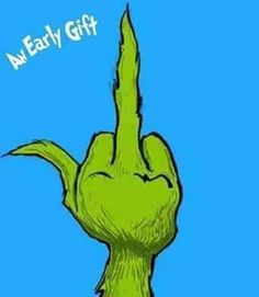 an image of a cartoon hand giving the peace sign with words above it that says, i am early gift