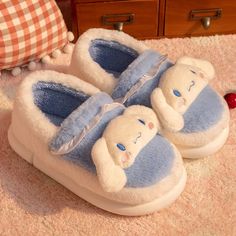 Step into the World of Cuteness with our Sanrio Kawaii Slippers! 🌸🥿 🌟 Cozy Up with Charm: These slippers are perfect for adding a touch of adorableness to your relaxation time. Ideal for staying cozy and stylish at home. ✨ Superior Comfort: Crafted with precision to ensure top-notch quality. Made from soft and plush material for the ultimate in relaxation. 💫 Sanrio Charm: Enjoy the delightful presence of your favorite Sanrio characters with these themed slippers. Ideal for fans of the belove Cute Flat Winter Slippers, Cute Flat Slippers For Winter, Cute Soft Slippers For Indoor Use, Cute Soft Flat Slippers, Cute Soft Indoor Slippers, Cute Flat Indoor Slippers, Kawaii Soft Slippers With Round Toe, Cute Fluffy Slippers With Round Toe, Cute Soft Synthetic Slippers