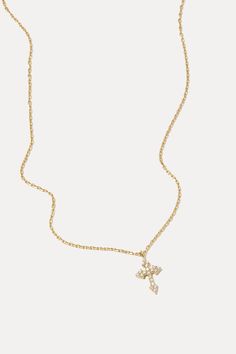 A keepsake for you to cherish, our Diamond Cross Necklace is a timeless addition to your collection.   14k yellow gold  0.2ctw diamonds 10mm x 7mm cross   1mm chain   Available lengths: 15", 16", 18", 20", 22", 24"  All fine jewelry orders will receive a keepsake box—perfect for storing all of your timeless pieces. All custom pieces will be final sale and shipped within 4-6 weeks via FedEx 2-day with adult signature required. All in stock items will be processed within 1-2 business days and shipped separately.  Please visit our FAQ page for more information. Dainty Cross Necklace, Diamond Cross Necklace, Necklace Extender, Diamond Cross, Fine Jewelry Collection, Stunning Earrings, Stunning Necklace, Keepsake Box, Pendant Bracelet