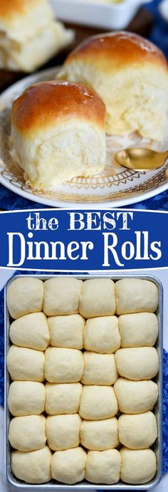 the best dinner rolls are made with buttery bread, and then rolled up to look like buns