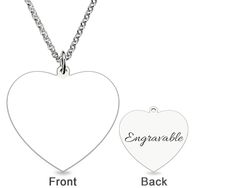 The Engravable Heart Photo Necklace Memorial Gift Nickel-free Heart Necklace For Valentine's Day Keepsake, Laser Engraved Jewelry For Valentine's Day Keepsake, Engraved Heart Necklace For Mother's Day Memorial, Personalized Silver Heart Necklace For Memorial, Laser Engraved Heart Sterling Silver Jewelry, Laser Engraved Heart-shaped Sterling Silver Jewelry, Heart-shaped Laser Engraved Sterling Silver Jewelry, Stainless Steel Heart Charm Pendant Necklace, Engraved Double Heart Necklace For Memorial