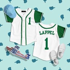 Gear up your young baseball superstars with our stylish and personalized Kids' custom baseball button down jersey for school team uniforms, proudly made in the heart of Los Angeles!  ⚾️High-quality fabric that ensures maximum comfort during every game.  ⚾️Fully customizable design, allowing your kids to choose their favorite colors and add their name or favorite number to the jersey. ⚾️Expertly crafted in Los Angeles, using premium materials to withstand rough play and multiple washes. ⚾️Perfect White Baseball Jersey With Name Print For Game Day, Green College Baseball Jersey For Baseball Season, Baseball Jersey With Name Print For Baseball Season, Sporty Baseball Jersey With Name Print, Customizable Cotton Baseball Jersey For College, Green Team Spirit Baseball Jersey For Sports Events, Baseball Jersey With Name Print For Game Day, White Baseball Jersey With Name Print For Sports, White Baseball Jersey With Name Print