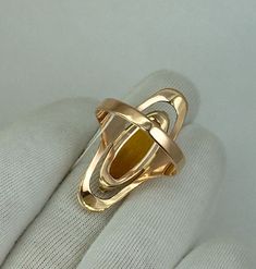 USSR Vintage Original Rose Gold Ring with Natural Baltic Amber 583 14K Riga 1978 | eBay Fine Jewelry Yellow Gold Opal Ring With Polished Finish, Yellow Gold Opal Ring With Polished Finish, Luxury Yellow Gold Opal Ring With Polished Finish, Collectible Opal Ring In 14k Gold, Vintage Gold Opal Ring With Polished Finish, Unique Yellow Gold Opal Ring With Polished Finish, Collectible Yellow Gold Rings With Polished Finish, Collectible Polished Yellow Gold Rings, Modernist 14k Gold Hallmarked Rings