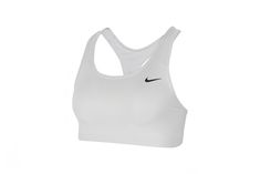 Woman's Nike Dri-Fit Swoosh Medium- Support Non-Padded Sports Bra Style # BV3630-100 Color : White Nike Sport Outfit Women, Hiking Wardrobe, Summer Volleyball, Nike Bras, Sport Outfit Women, Dubai Outfits, Bday List, Girls Sports Bras, Neutrogena Makeup