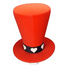 This Valentine’s Day Wide Top Hat will definitely make you stand out at your next Party, Hora Loca, Wedding, Corporate Event, Birthday, Quinceanera, or Halloween Party! It can be used as a wedding hats, top hats, photo booth props, or a party favor. Playful Hat For Party And Carnival, Playful Party Hat For Carnival, Themed Party Hat For Carnival, Fun Party Hats For Carnival, Novelty Hats For Carnival Themed Events, Novelty Party Hat Supplies, Playful Party Hat Costume Accessories, Novelty High Crown Costume Hats For Parties, Fun Halloween Party Hat Supplies