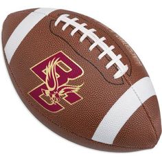 a close up of a football with the logo of the university of south carolina on it