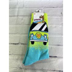 Up For Grabs Is A Brand New Scooby-Doo Mystery Machine Colorful Unisex Crew Socks 1 Pair Shoe Size 8-12 Sock Size 10-13. Fiber Content Is A Polyester And Spandex Blend. Never Worn Or Used. Measurements Laying Flat Are Included In Photos, Please Compare Them To Your Own For Proper Fit! Please Refer To All Photos. Ask Any Questions Prior To Purchasing. Thanks! Non-slip Cotton Socks For Playtime, Fun Yellow Cotton Socks, Cotton Socks For Winter Playtime, Fun Cotton Winter Socks, Fun Winter Cotton Socks, Casual School Socks For Spring, Casual Socks For School In Spring, Playful Non-slip Cotton Socks, Playful Multicolor Cotton Socks